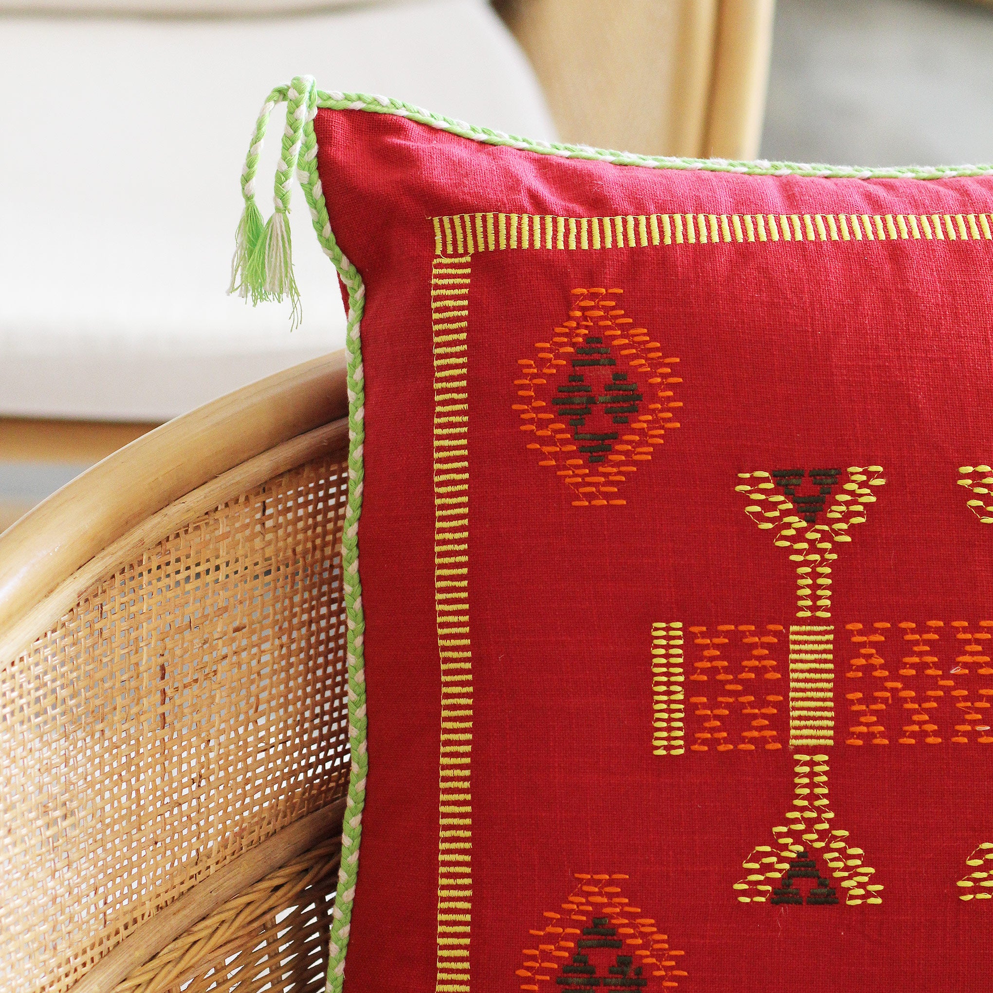 Capa de Almofada Azteca