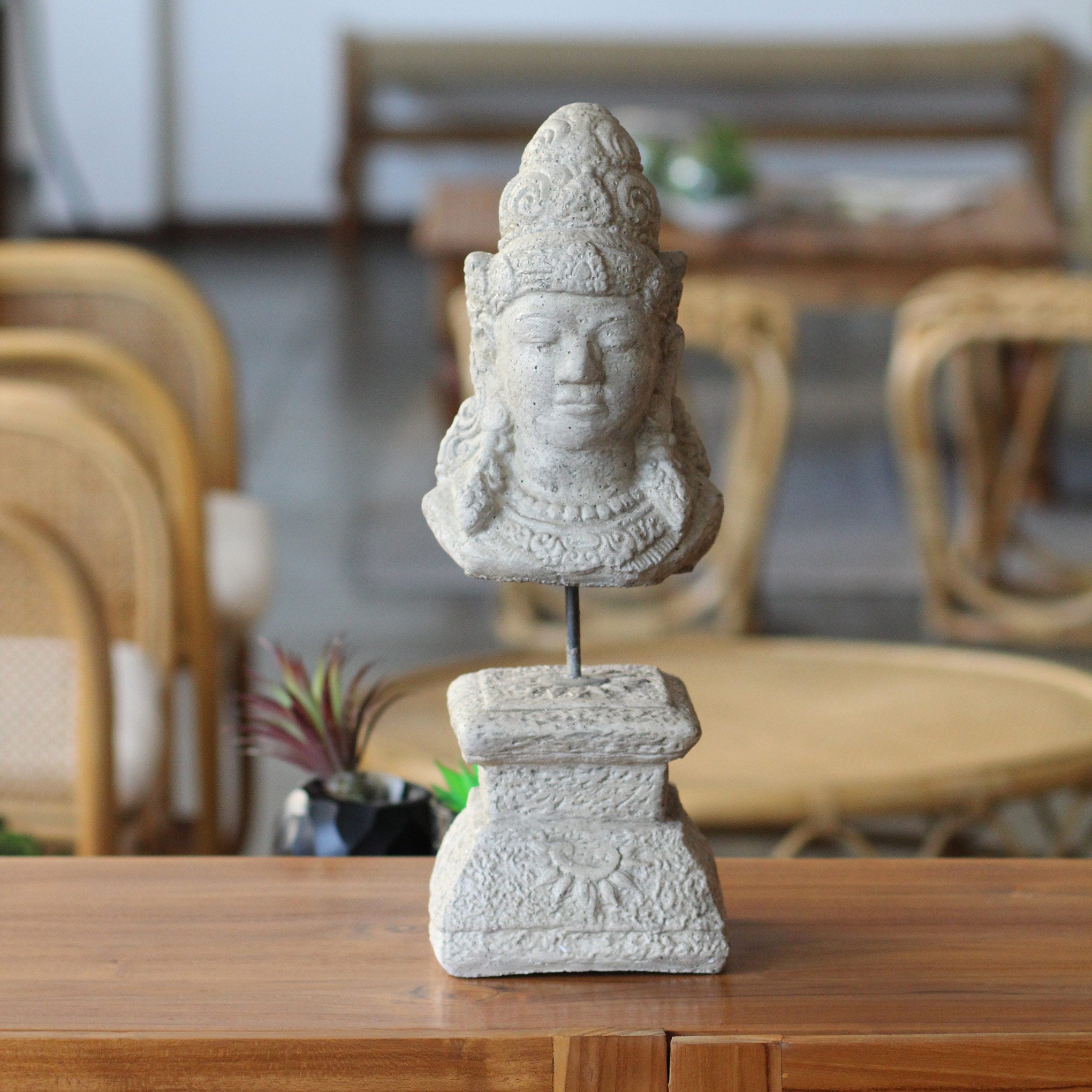 Escultura Shiva Ubud — peça artesanal decorativa — Balai