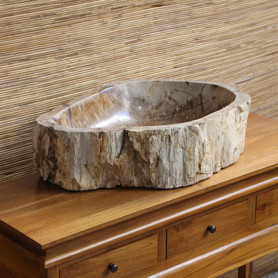 Cuba Aarav em Madeira Fossilizada