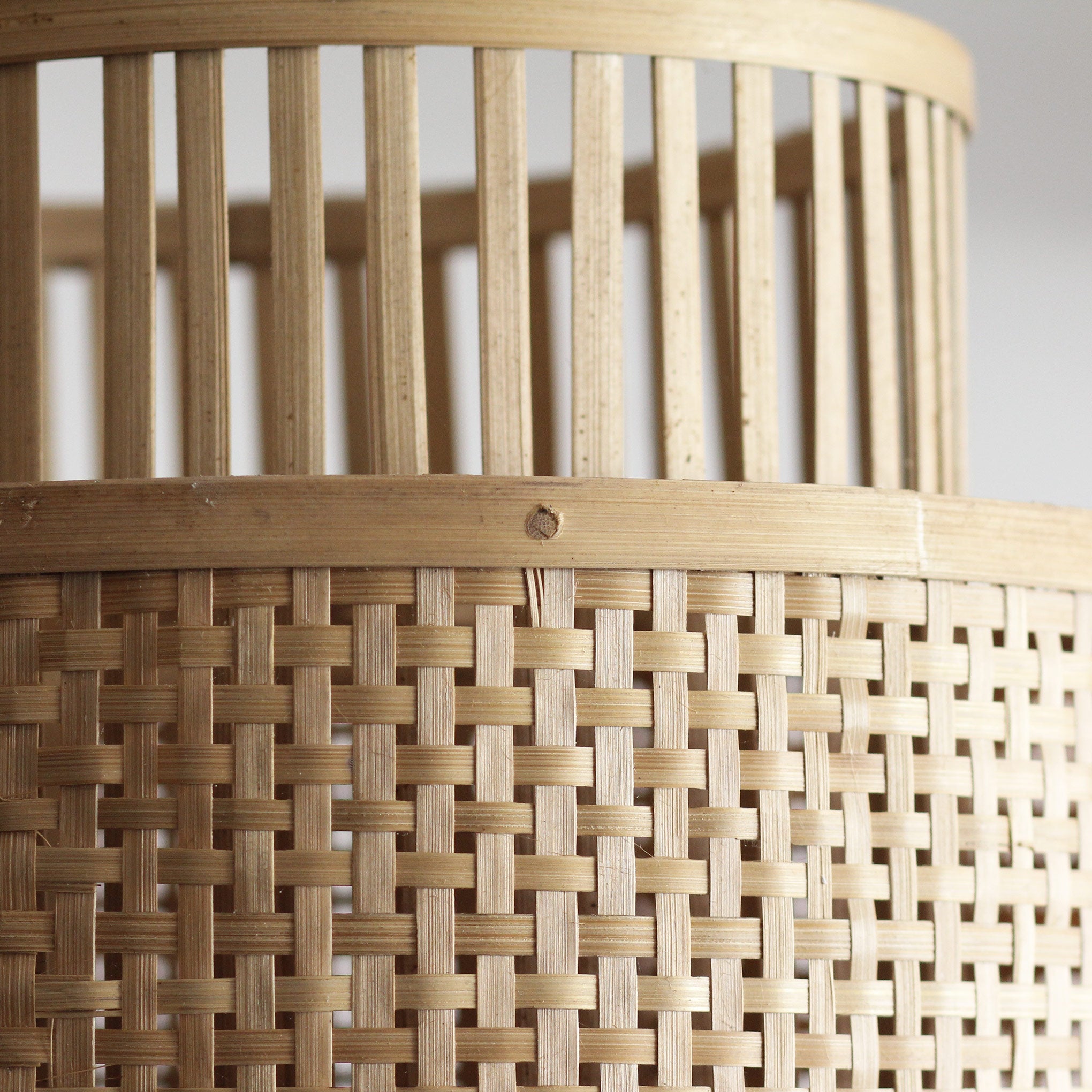 Luminária Pendente Hannoi em Bambu