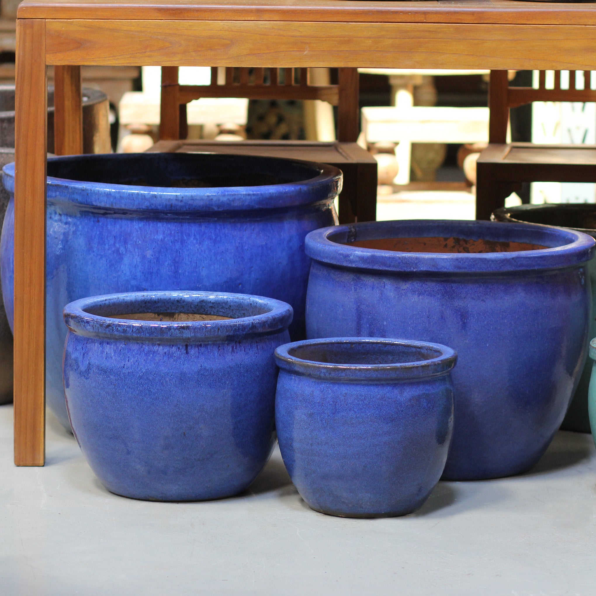 Vaso Thang Azul Cobalto