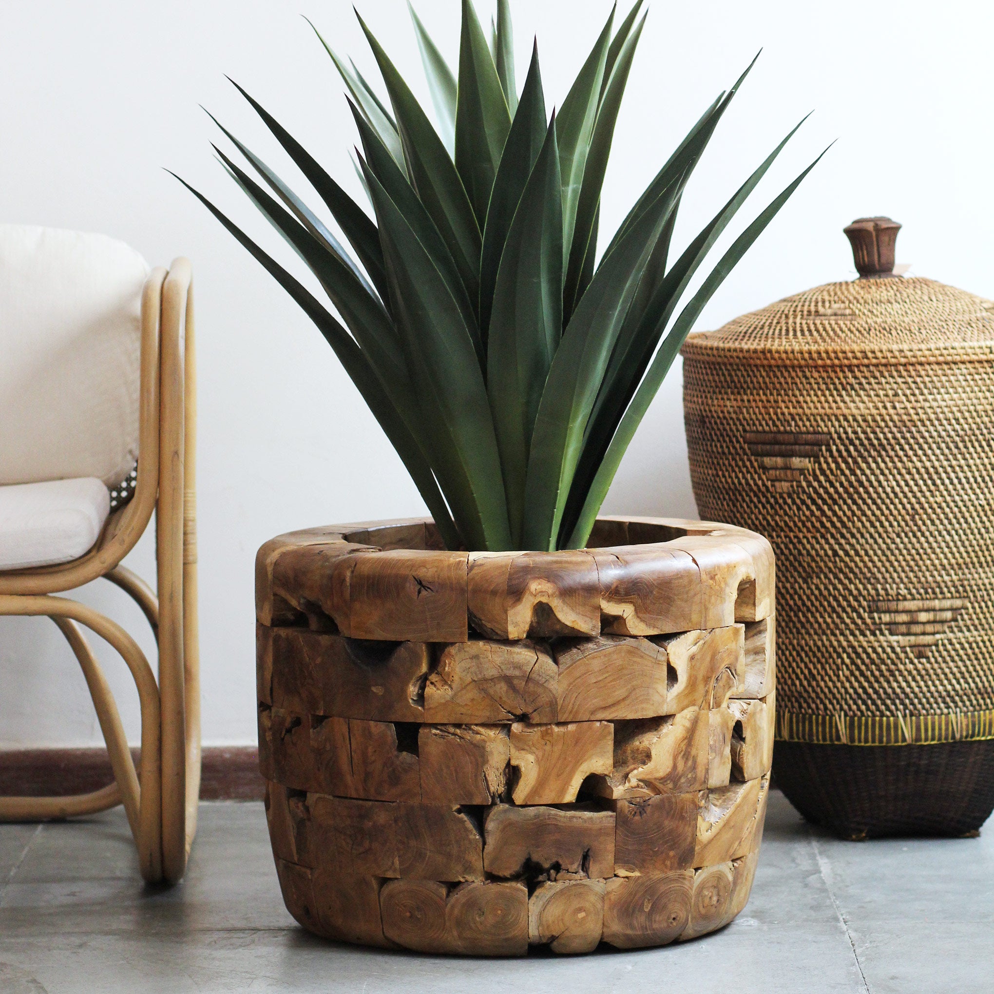 Vaso Akar — vaso decorativo artesanal — Balai