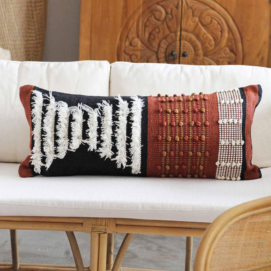 Capa de Almofada Gaya Retangular