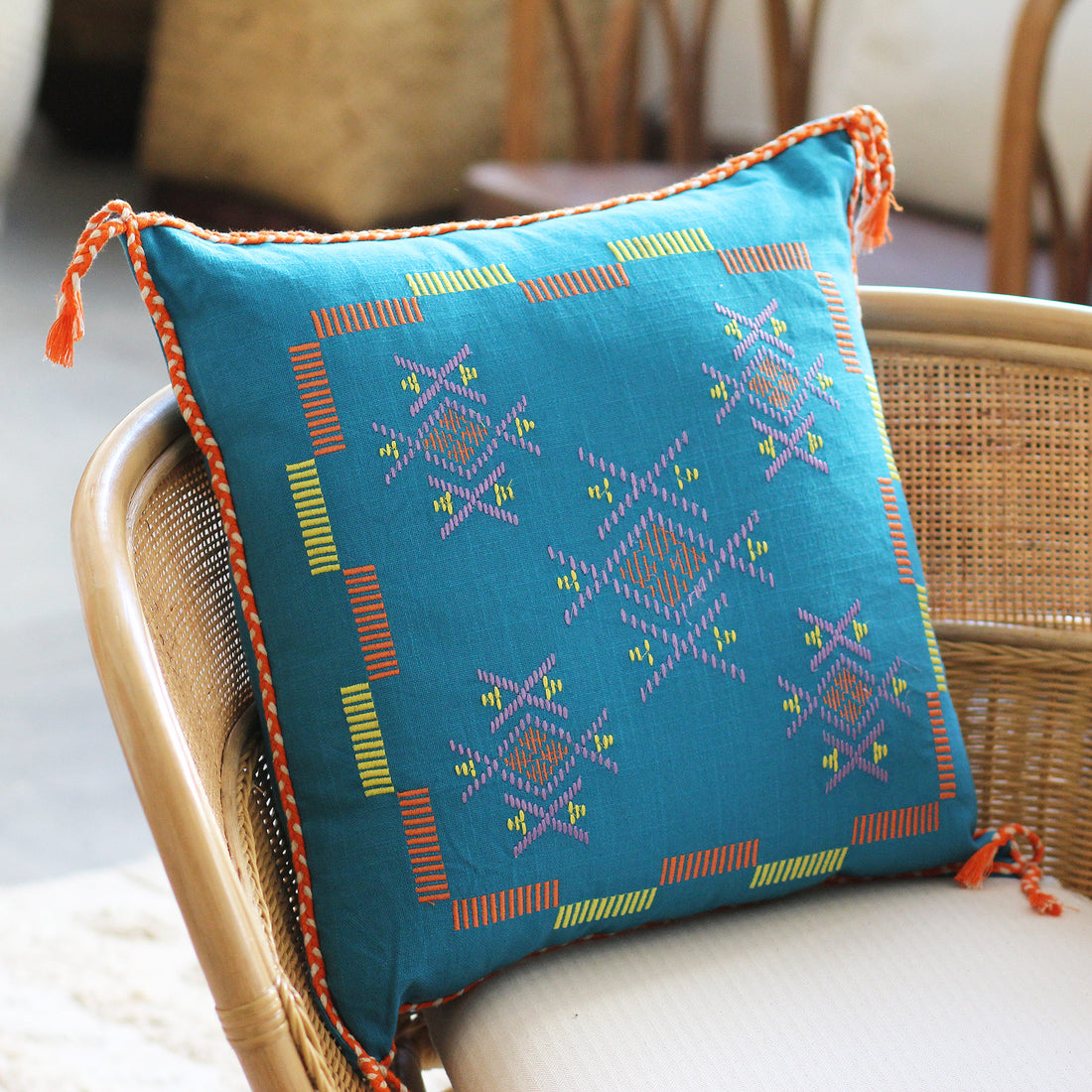 Capa de Almofada Azteca