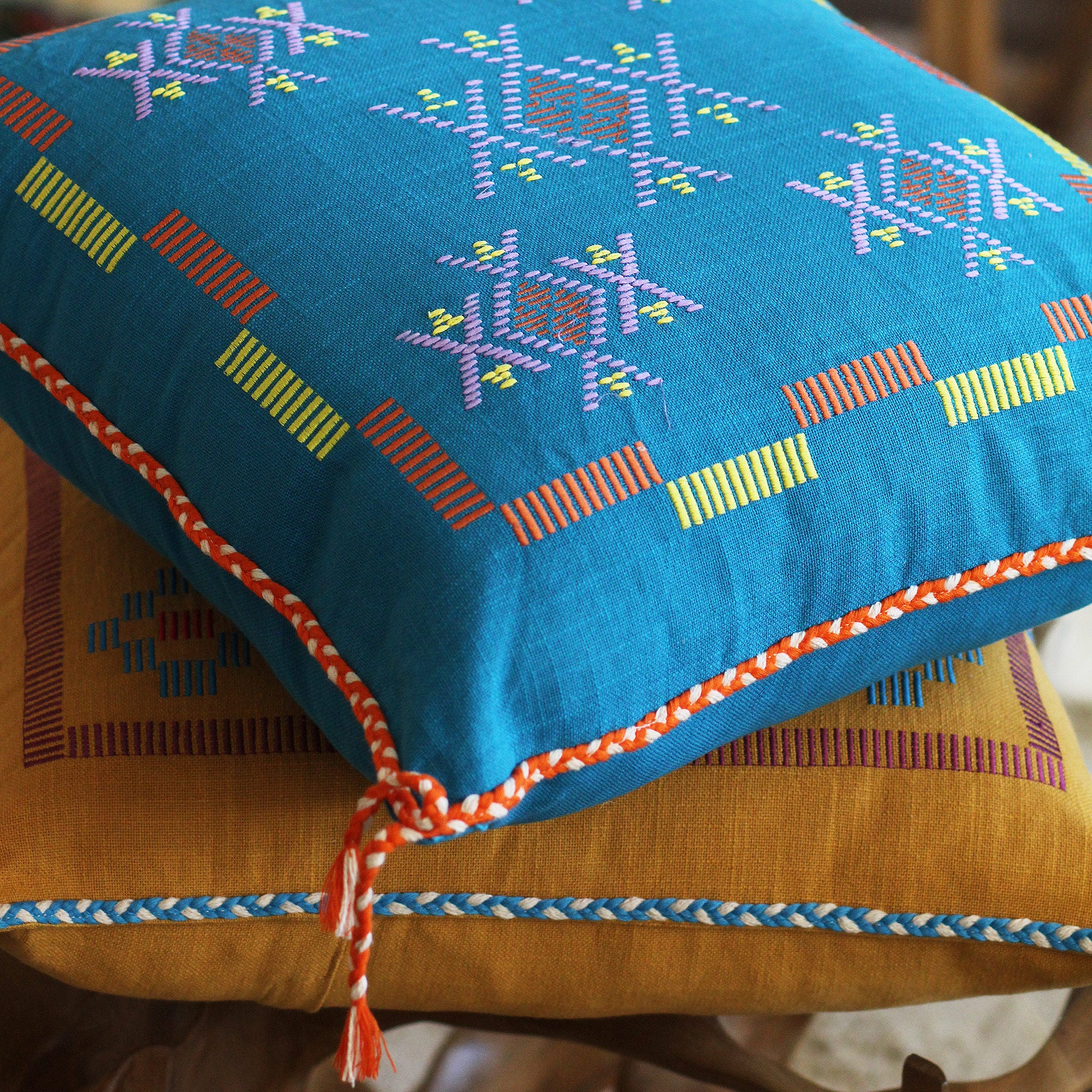 Capa de Almofada Azteca