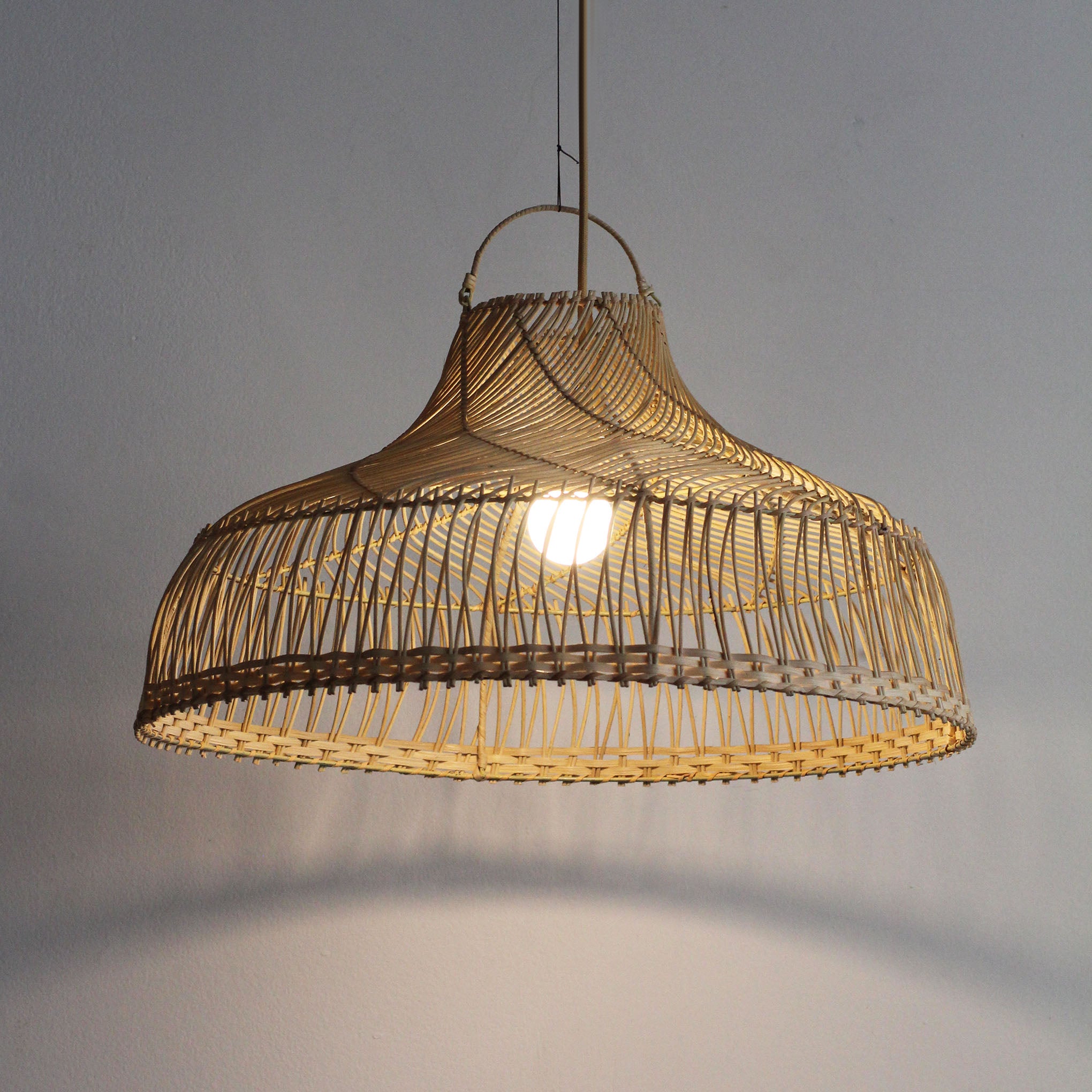 Luminária Pendente Risma em Rattan