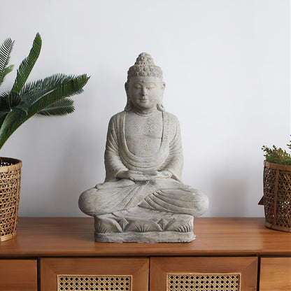 Buda Dhyana Mudra 60cm Cinza