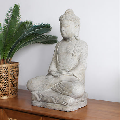 Buda Dhyana Mudra 60cm Cinza
