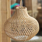 Luminária Pendente Dobel em Rattan