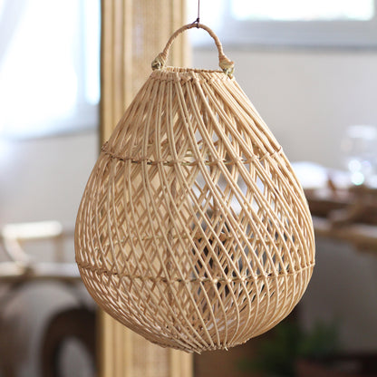 Luminária Pendente Nilly em Rattan