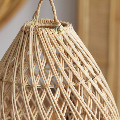 Luminária Pendente Nilly em Rattan