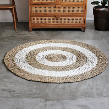 Tapete Laut Natural e Branco