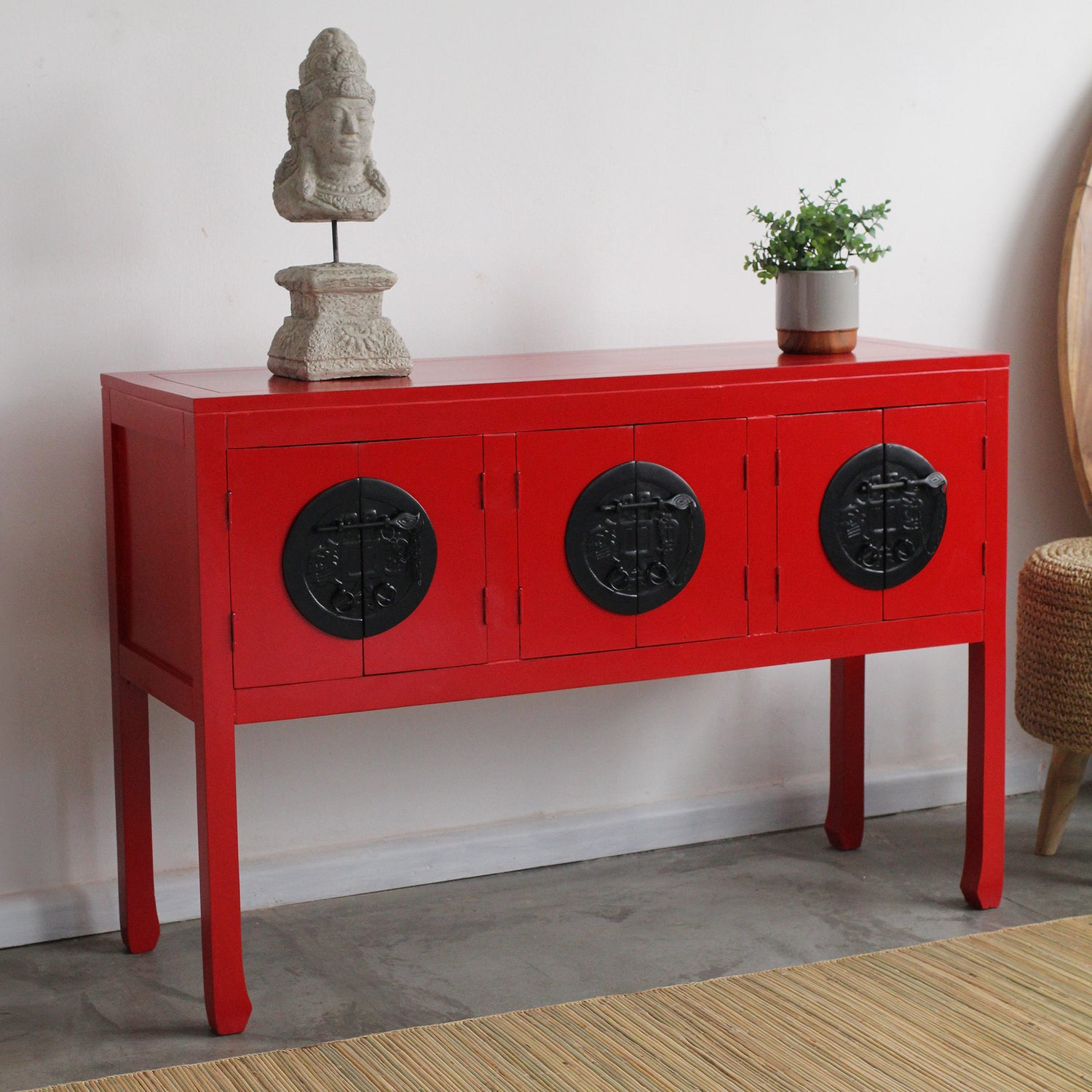 Aparador Ziyun Vermelho