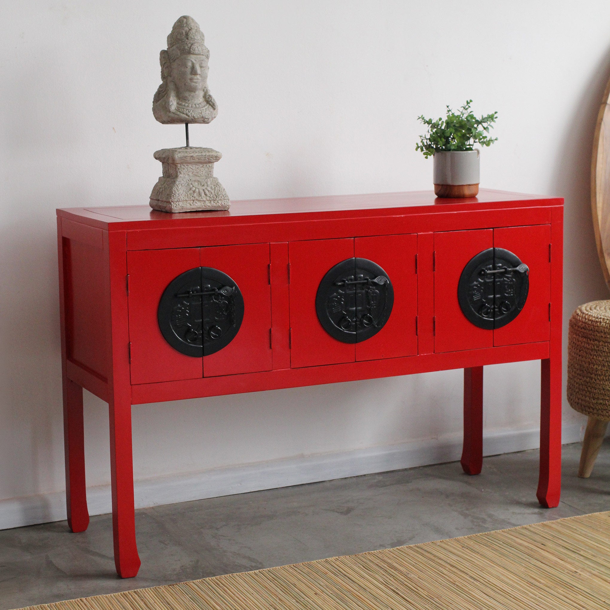 Aparador Ziyun Vermelho