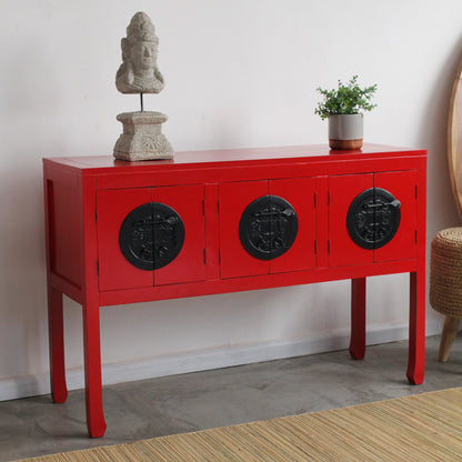 Aparador Ziyun Vermelho