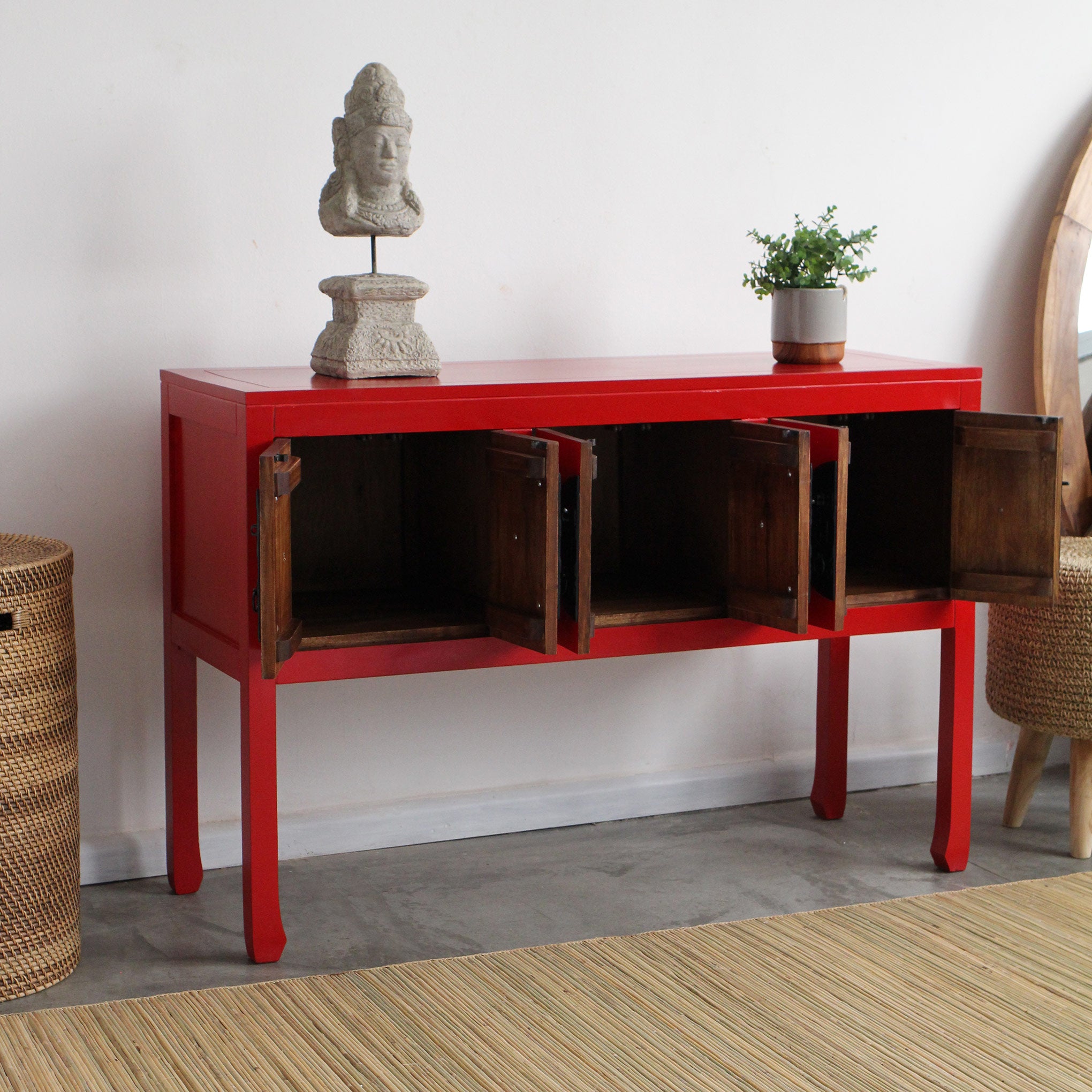 Aparador Ziyun Vermelho