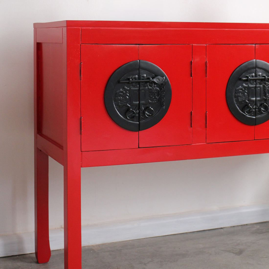 Aparador Ziyun Vermelho