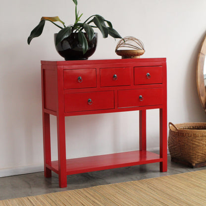 Aparador Hong Vermelho