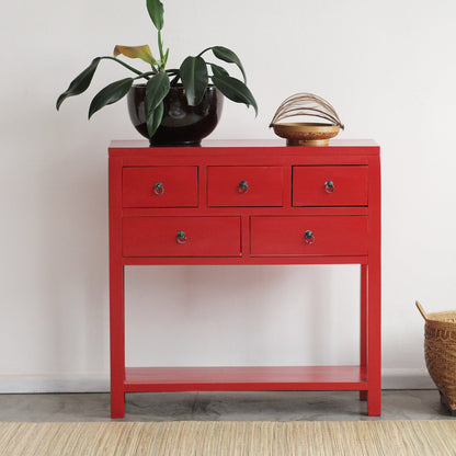 Aparador Hong Vermelho