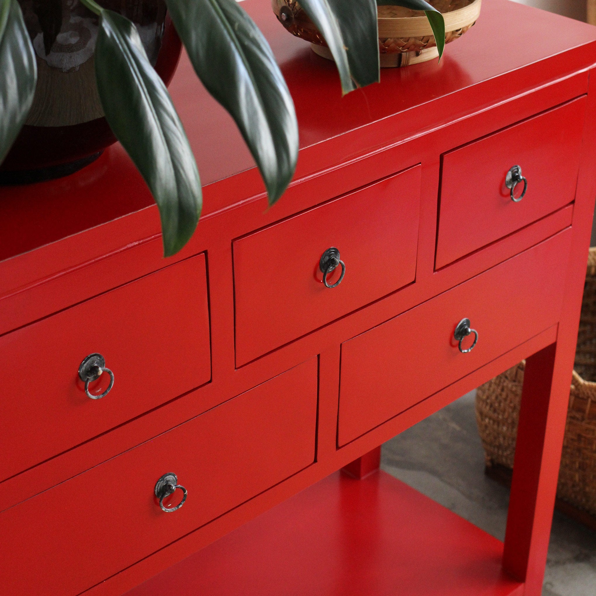 Aparador Hong Vermelho