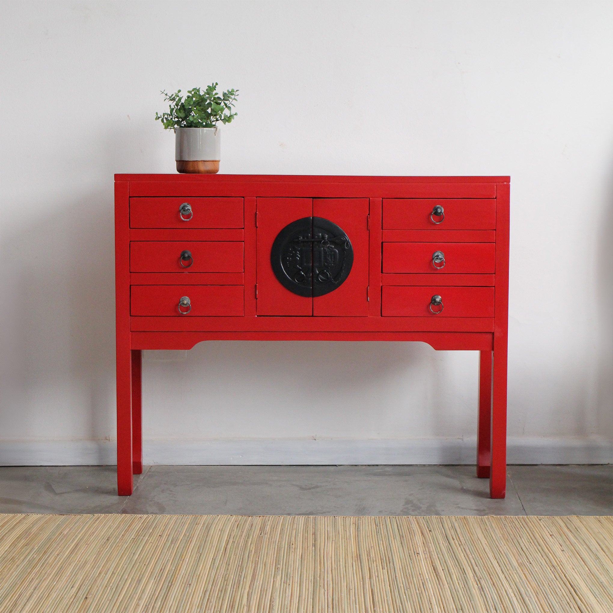 Aparador ShengHua Vermelho