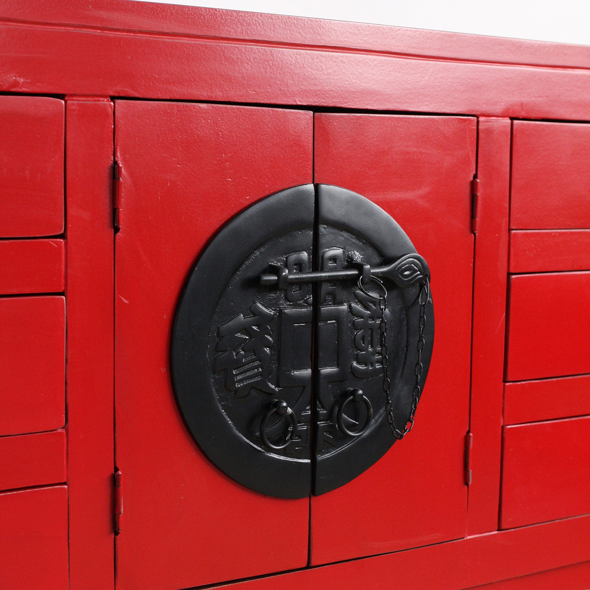 Aparador ShengHua Vermelho