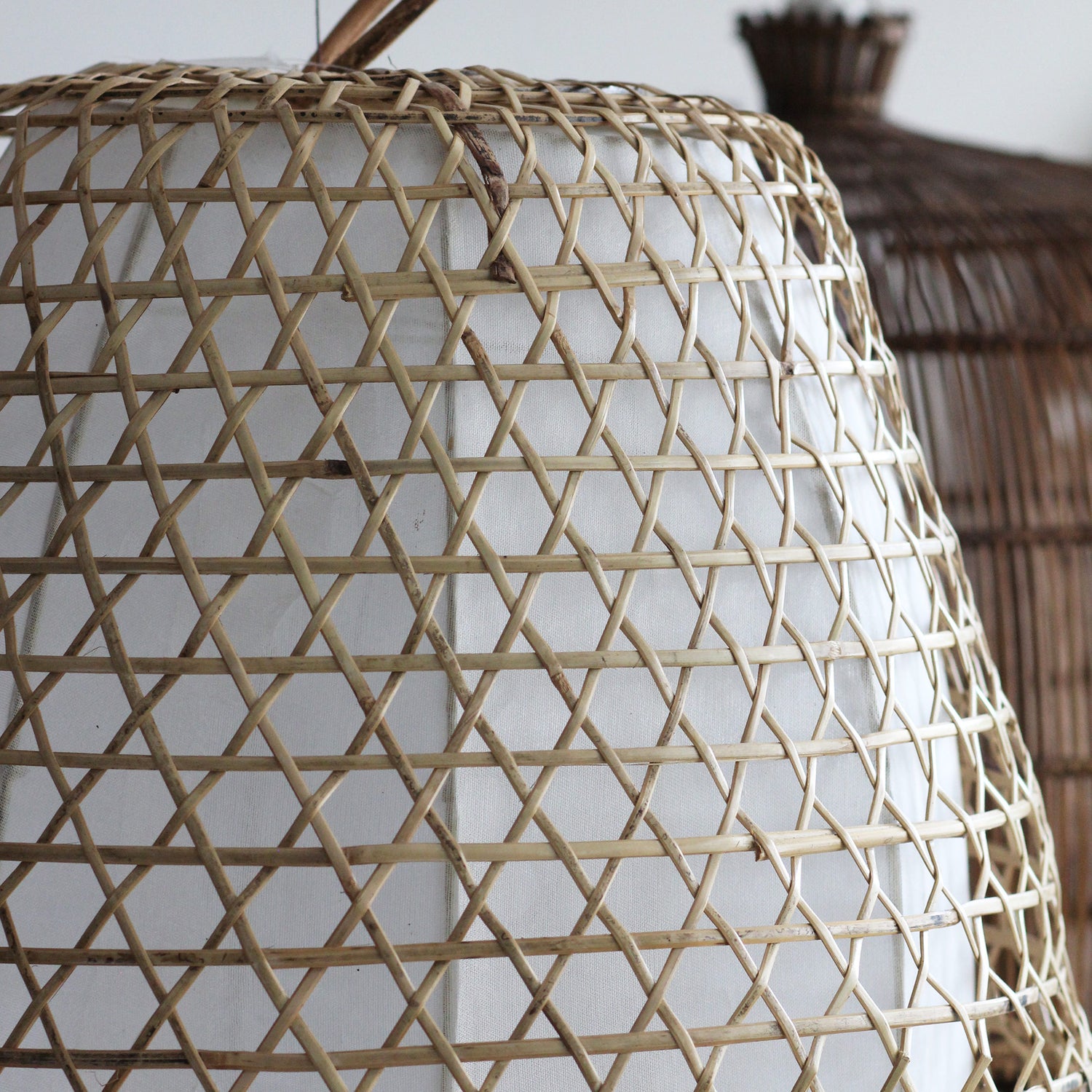 Luminária Pendente Lant em Rattan