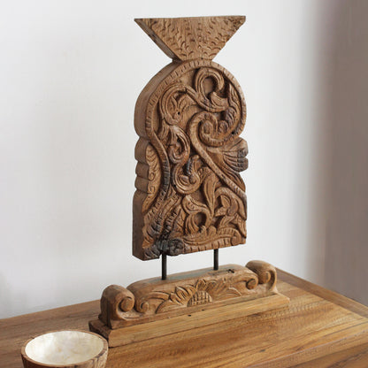 Escultura Kala — peça artesanal decorativa — Balai