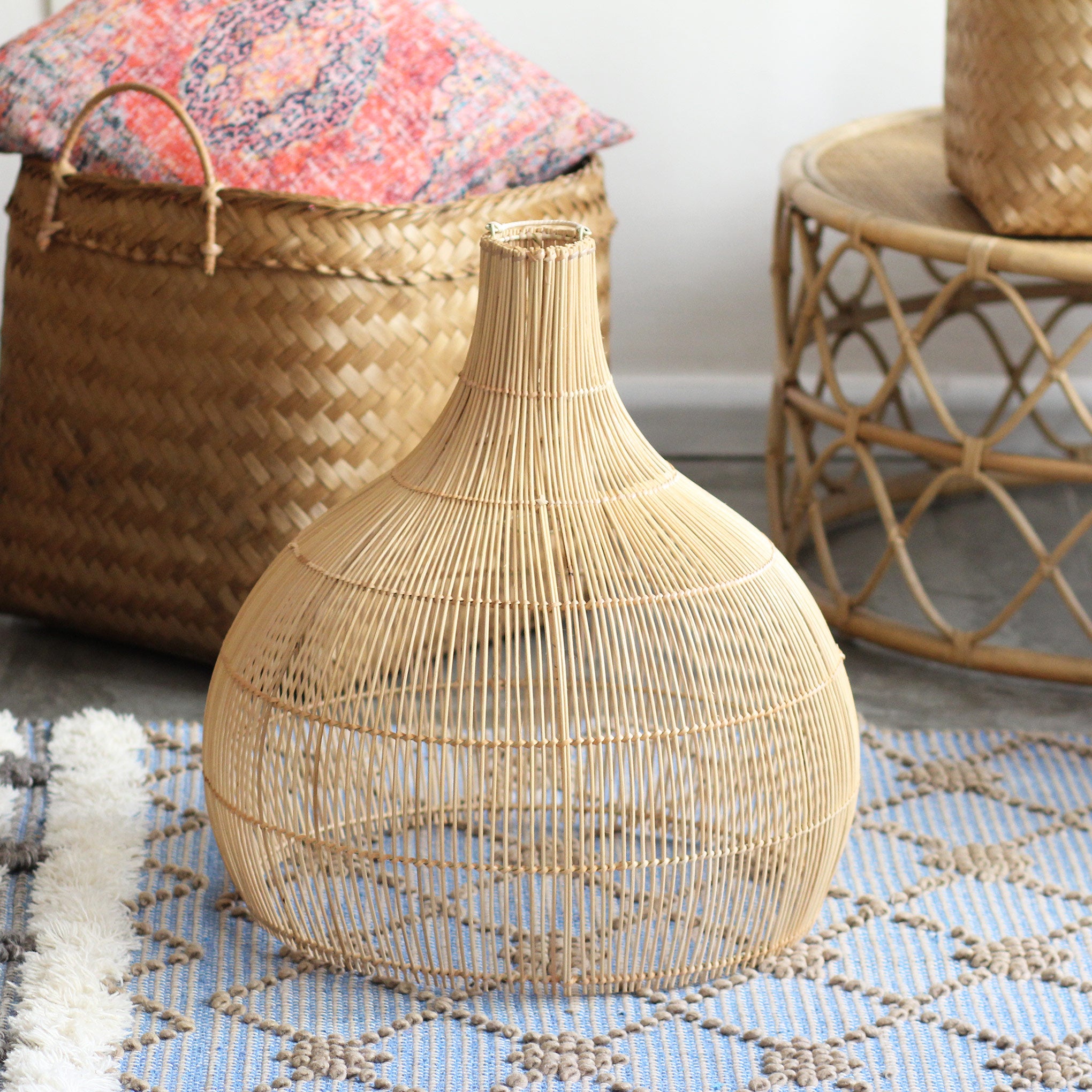 Luminária Pendente Kona em Rattan