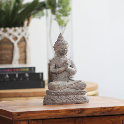 Buda Namaskara Mudra 20cm — escultura decorativa artesanal — imagem 2 — Balai