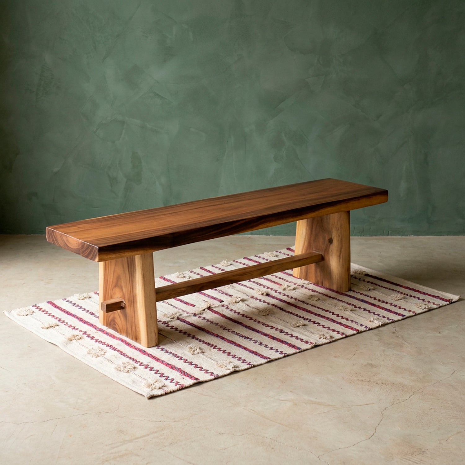 Banco Ukuran 150CM — banco de madeira teca artesanal — indonésia — Balai