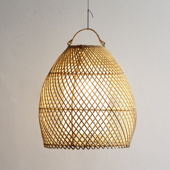 Luminária Pendente Indra em Rattan