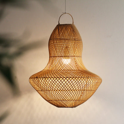 Luminária Pendente Bidak em Rattan