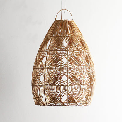 Luminária Pendente Lembaram em Rattan