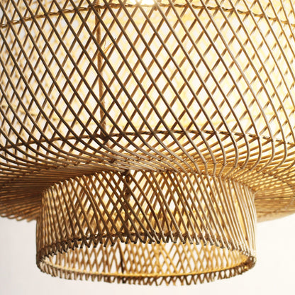 Luminária Pendente Ghemuk em Rattan