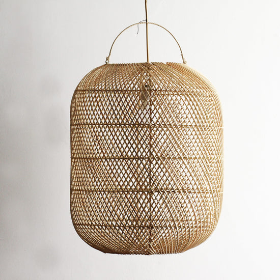 Luminária Pendente Dhing em Rattan