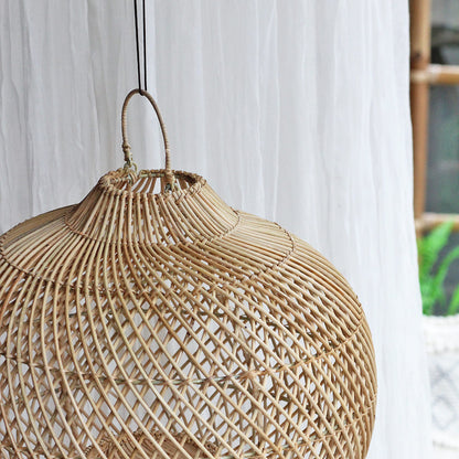 Luminária Pendente Raja em Rattan
