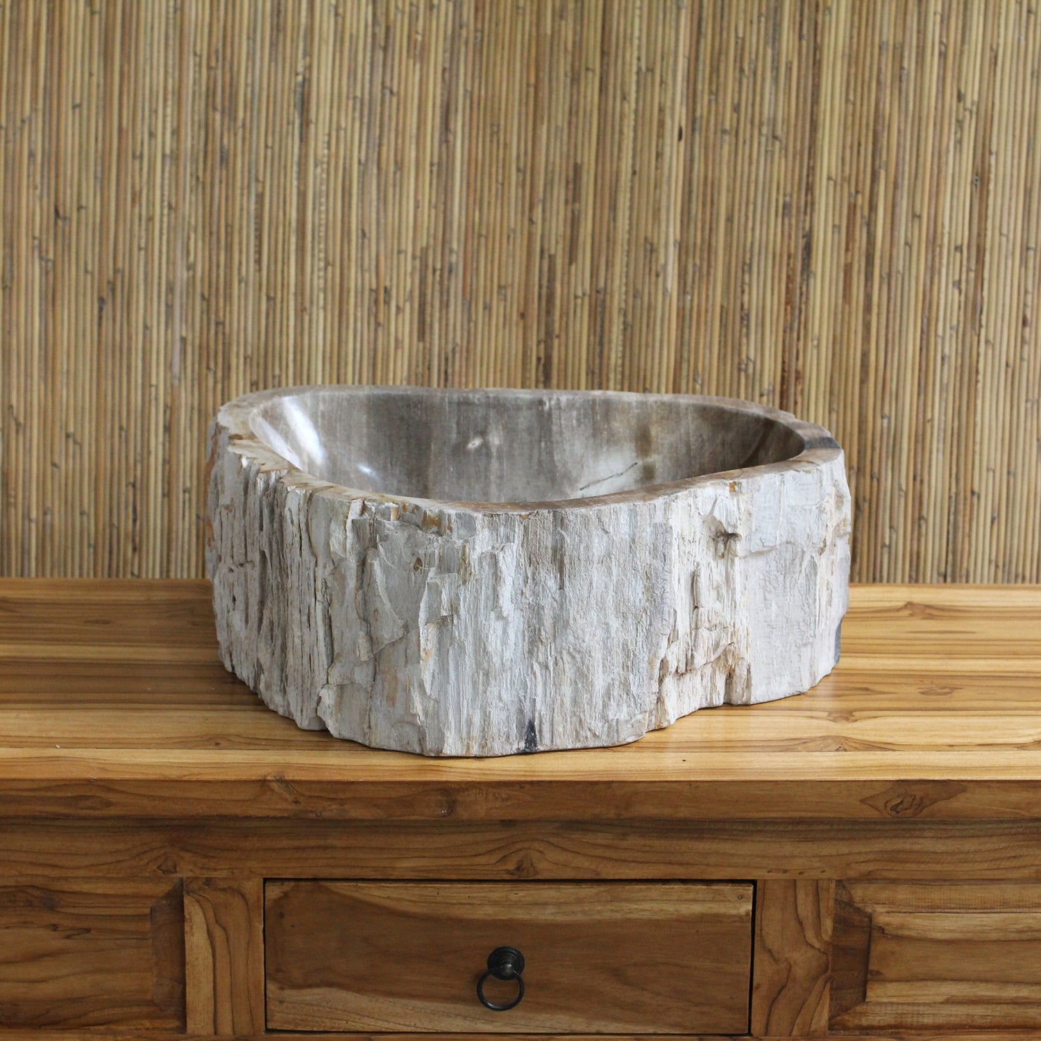 Cuba Dev em Madeira Fossilizada