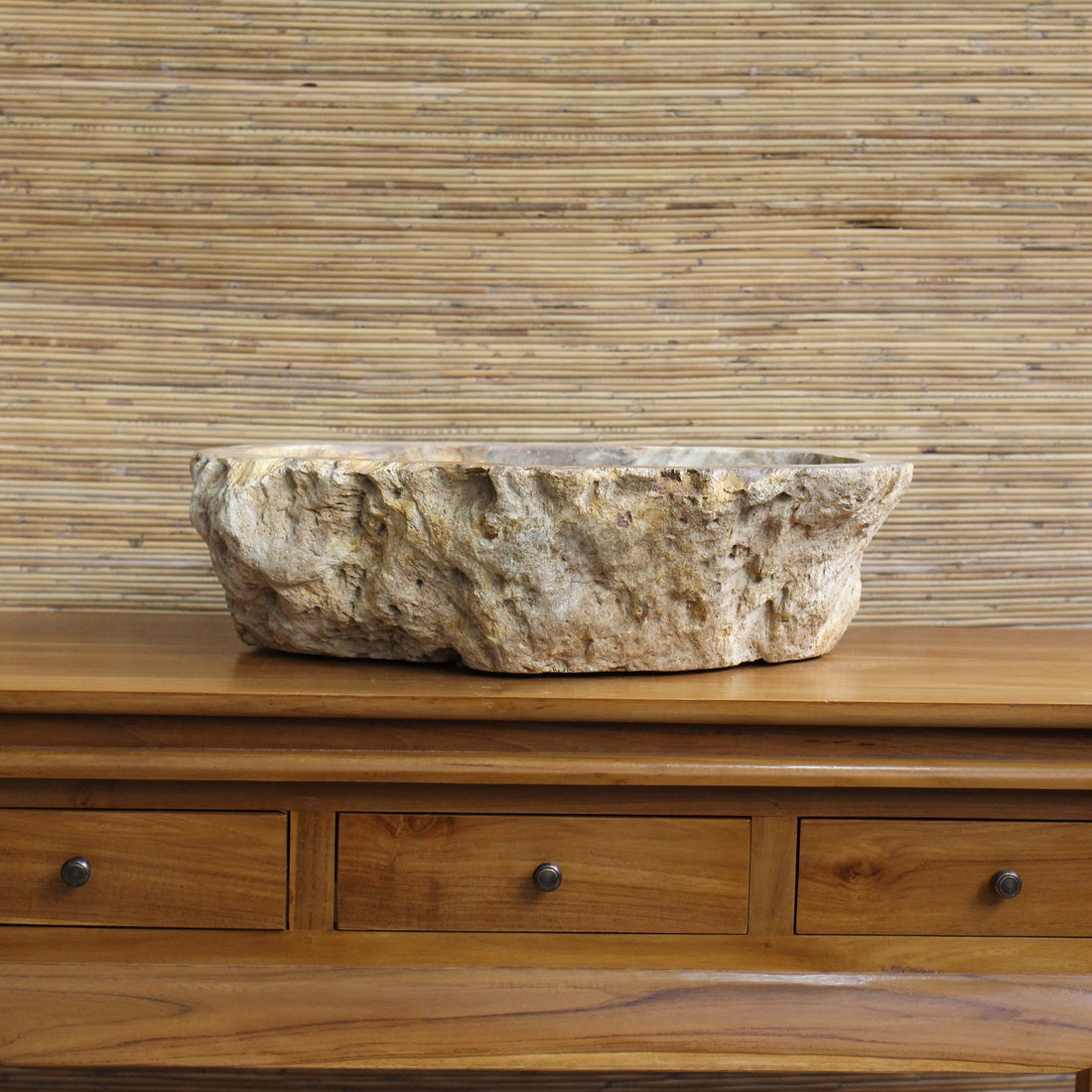 Cuba Diya em Madeira Fossilizada