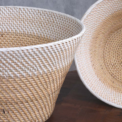 Cesto Zaira — cesto artesanal em rattan fibra natural — feito à mão Bali — imagem 9 — Balai