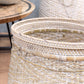 Cesto Oval em Fibra Natural