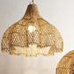 Luminária Pendente Mawar em Rattan