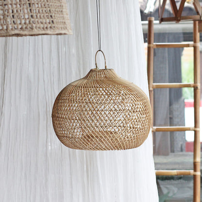 Luminária Pendente Raja em Rattan