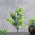 Mini Folhagem de Eucalipto 18CM — peça artesanal em madeira natural — indonésia Bali — Balai