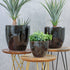 Vaso Indra — vaso decorativo artesanal — fibra natural indonésia — Balai