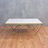 Mesa de Centro Marble — mesa lateral de madeira teca artesanal — indonésia — Balai